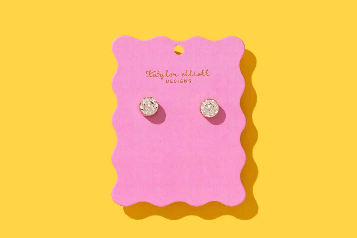 Maren Bezel Large Stud