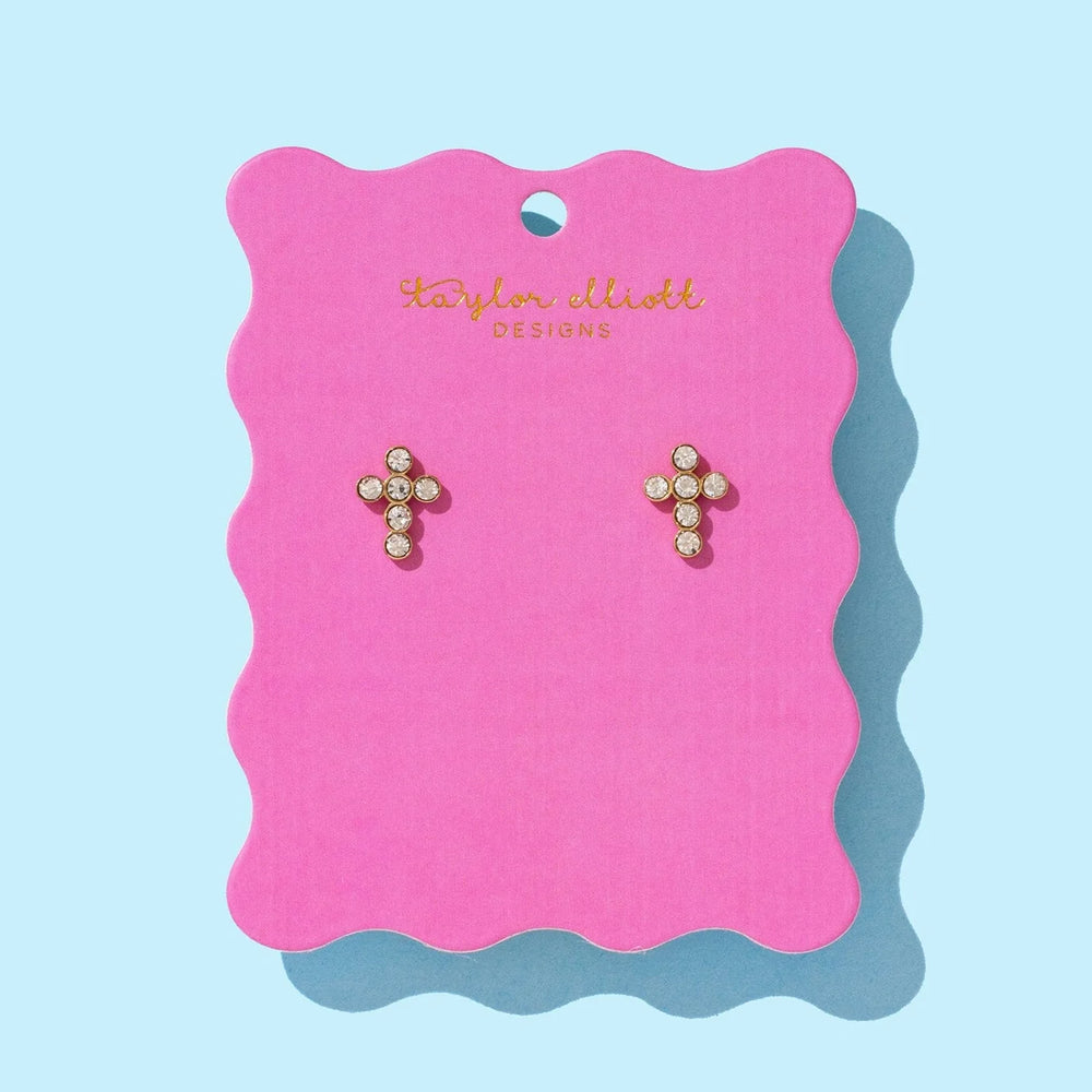 Faith Crystal Stud Earring