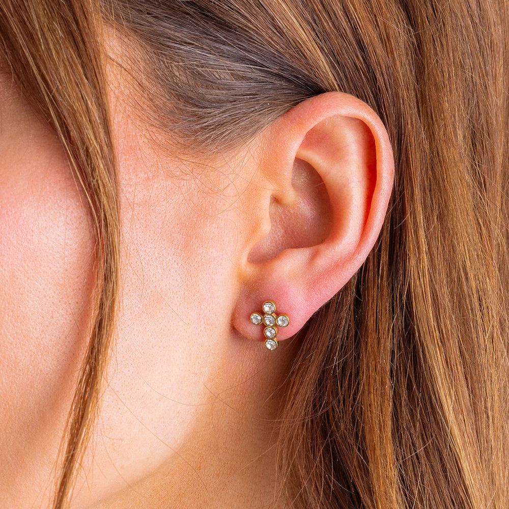 Faith Crystal Stud Earring