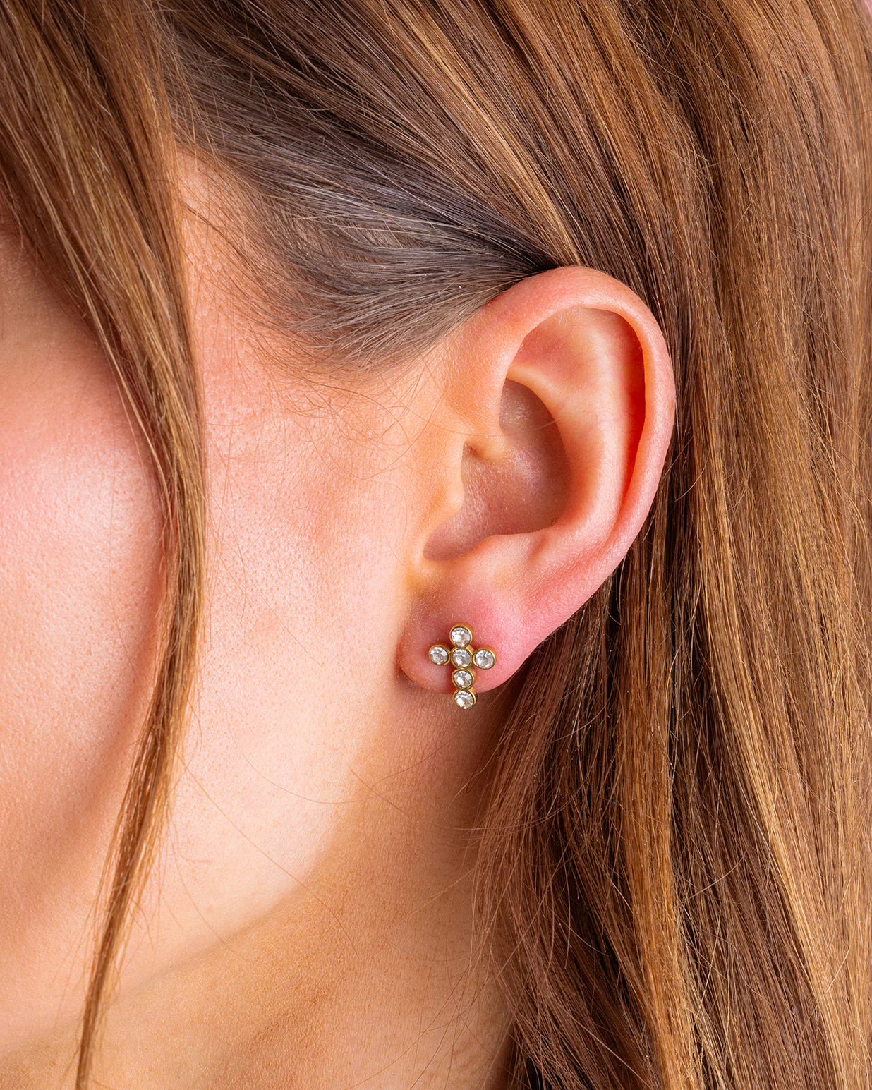 Faith Crystal Stud Earring