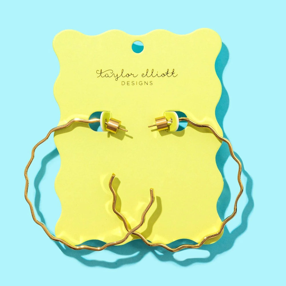 
                      
                        Large Wavy Cassie Hoop Earrings
                      
                    