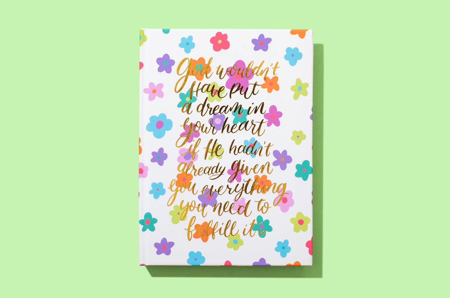 God and Dream Floral Notebook