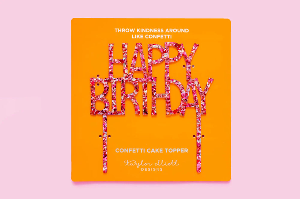 Happy Birthday Cake Topper