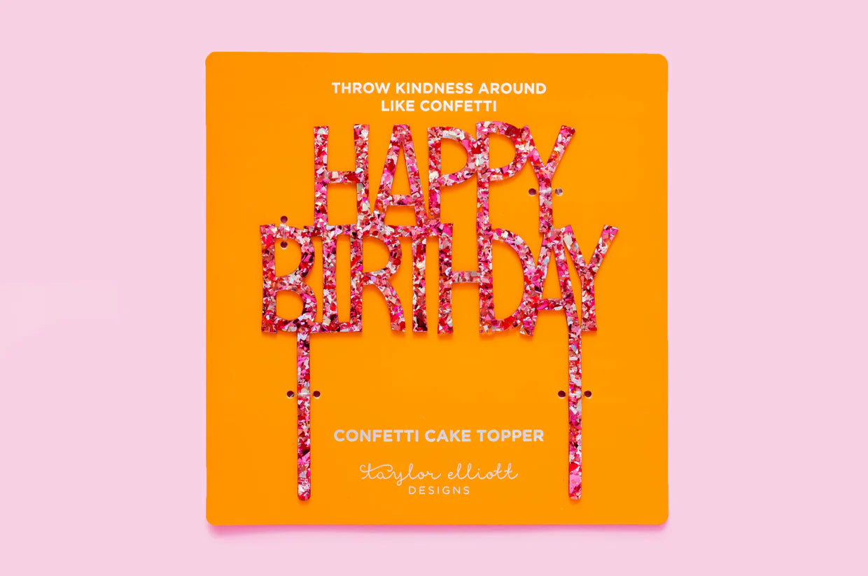 Happy Birthday Cake Topper