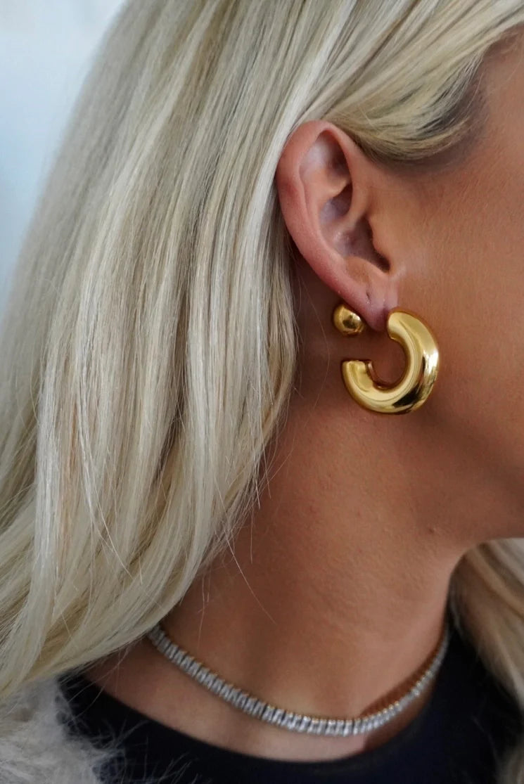 Kylan Hoop Earring-Gold