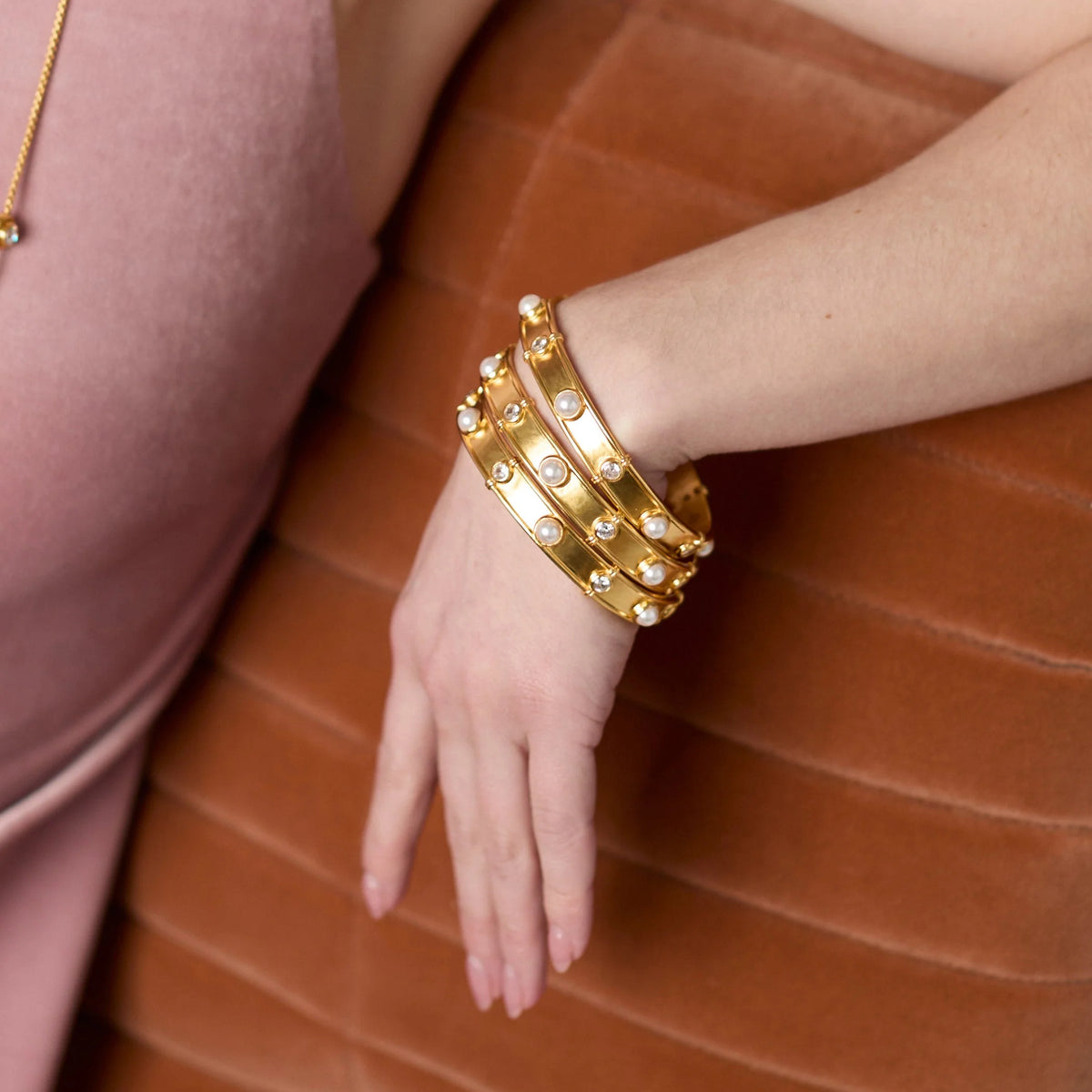 Tribeca Bangle Pearl
