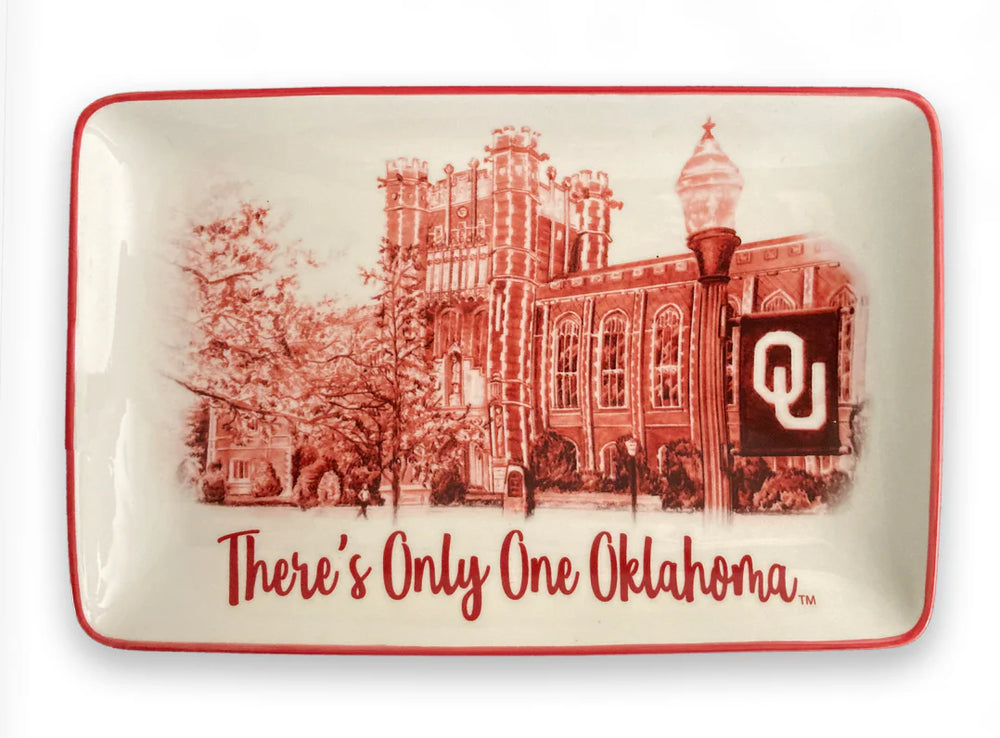Oklahoma Campus Ceramic Tray