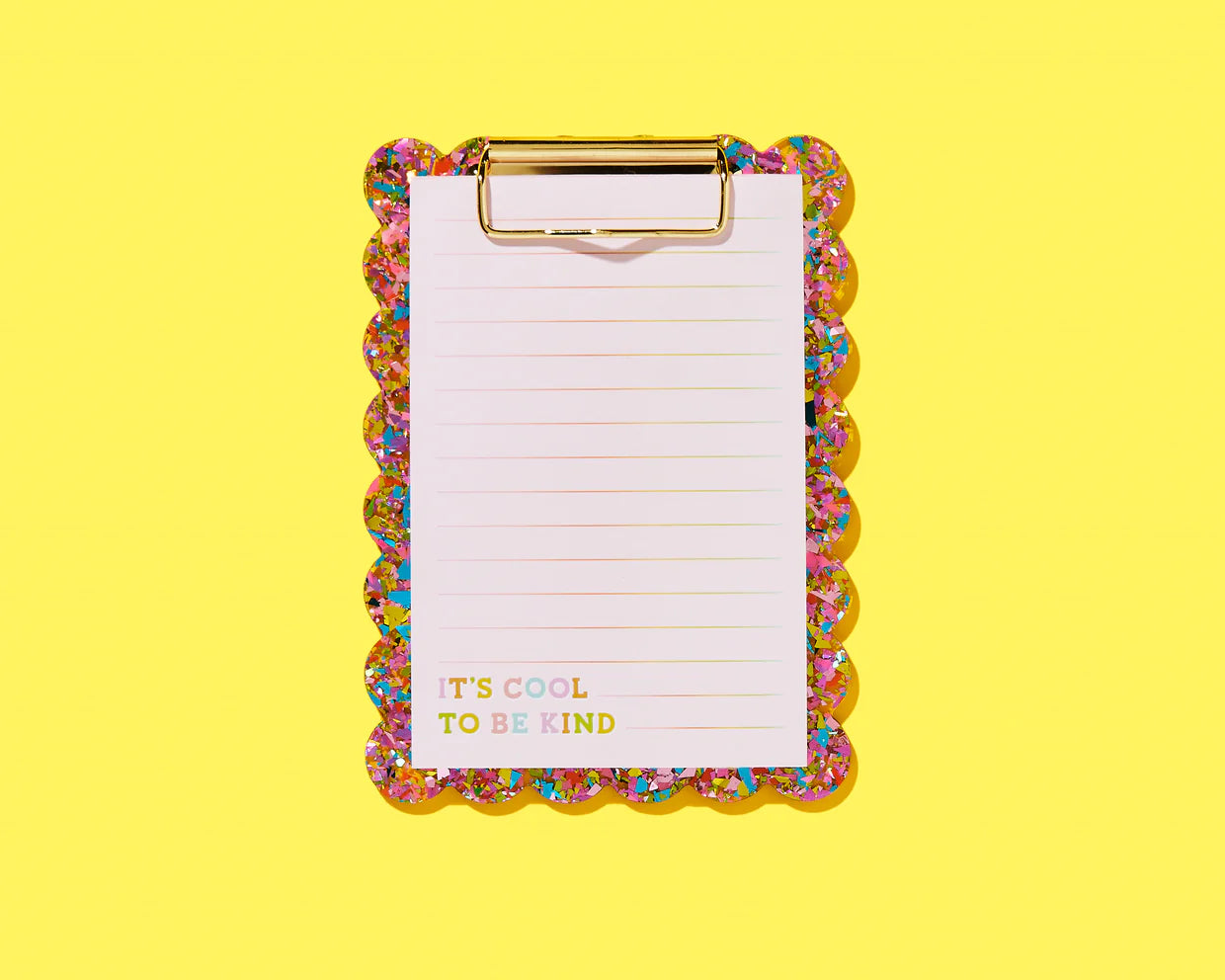 Happy Confetti Mini Clipboard and Notepad