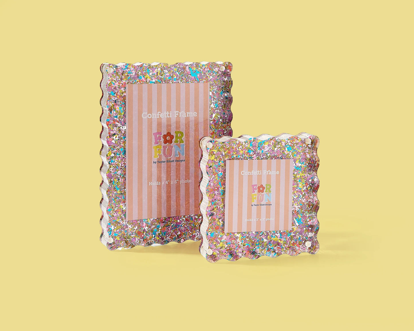 Happy Confetti Frame- Small