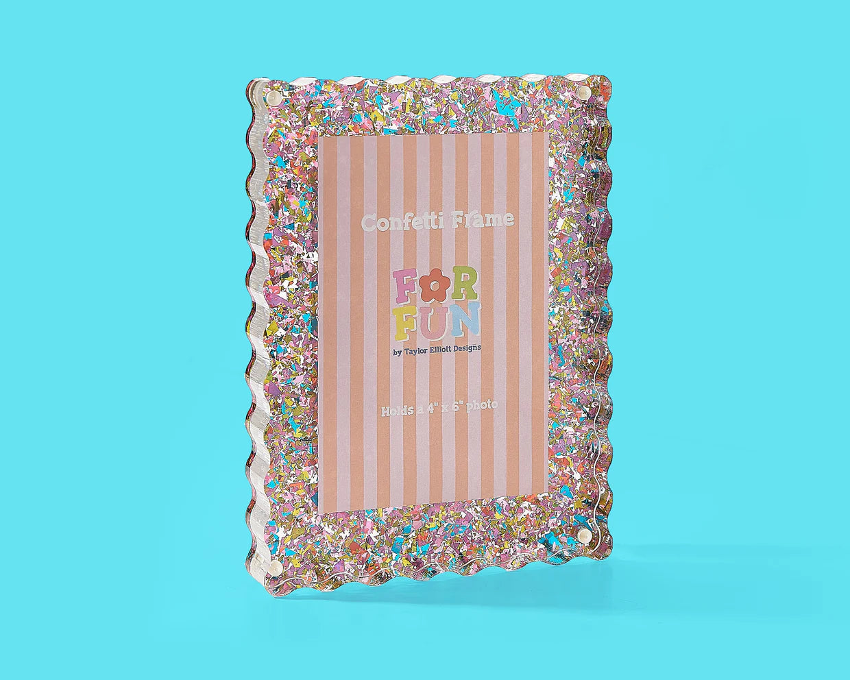 Happy Confetti Frame- Medium