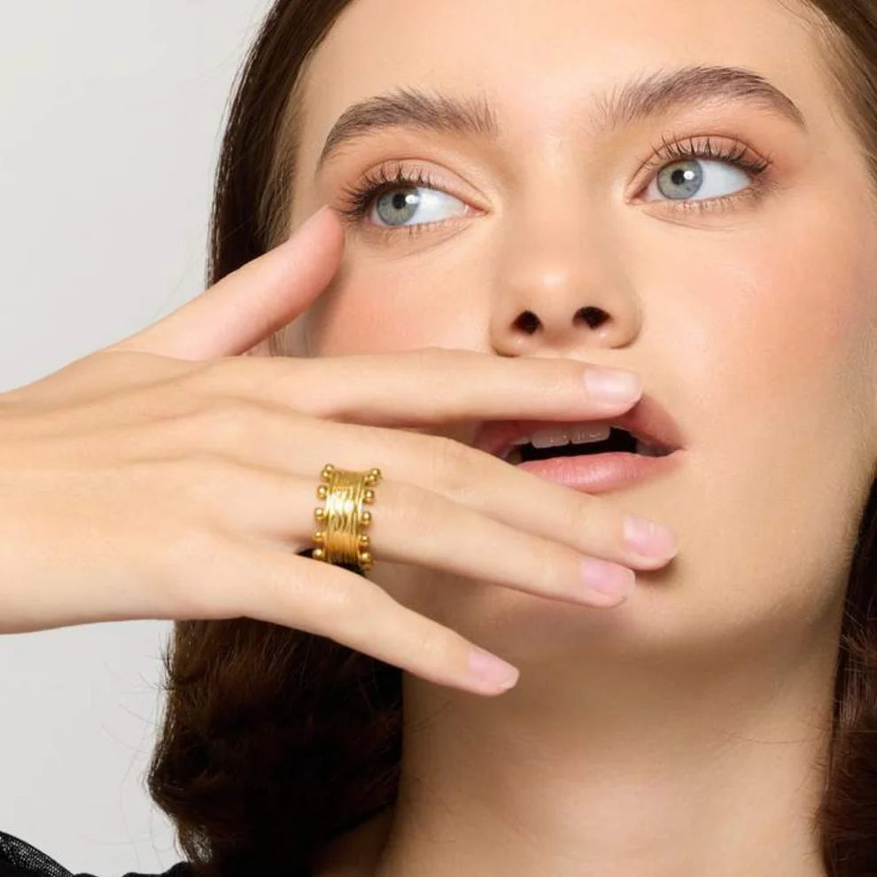 Gold Crown Ring