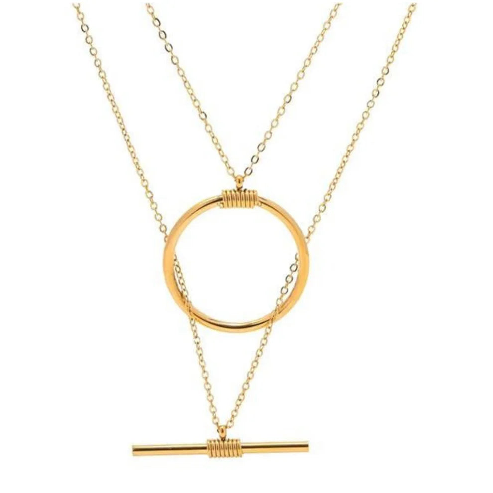 Gold Two Layer Necklace