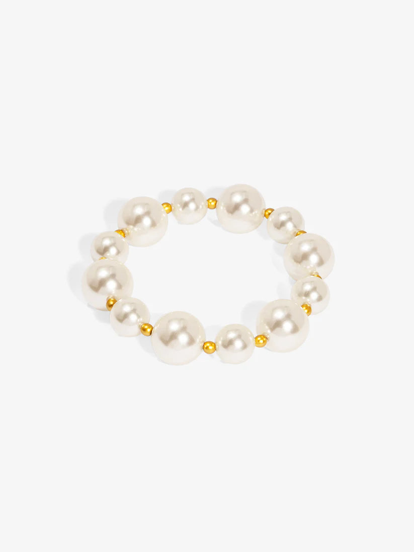 Mixed Pearl Stretch Bracelet