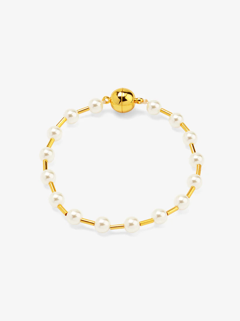 Pearl Bead Magnet Bracelet