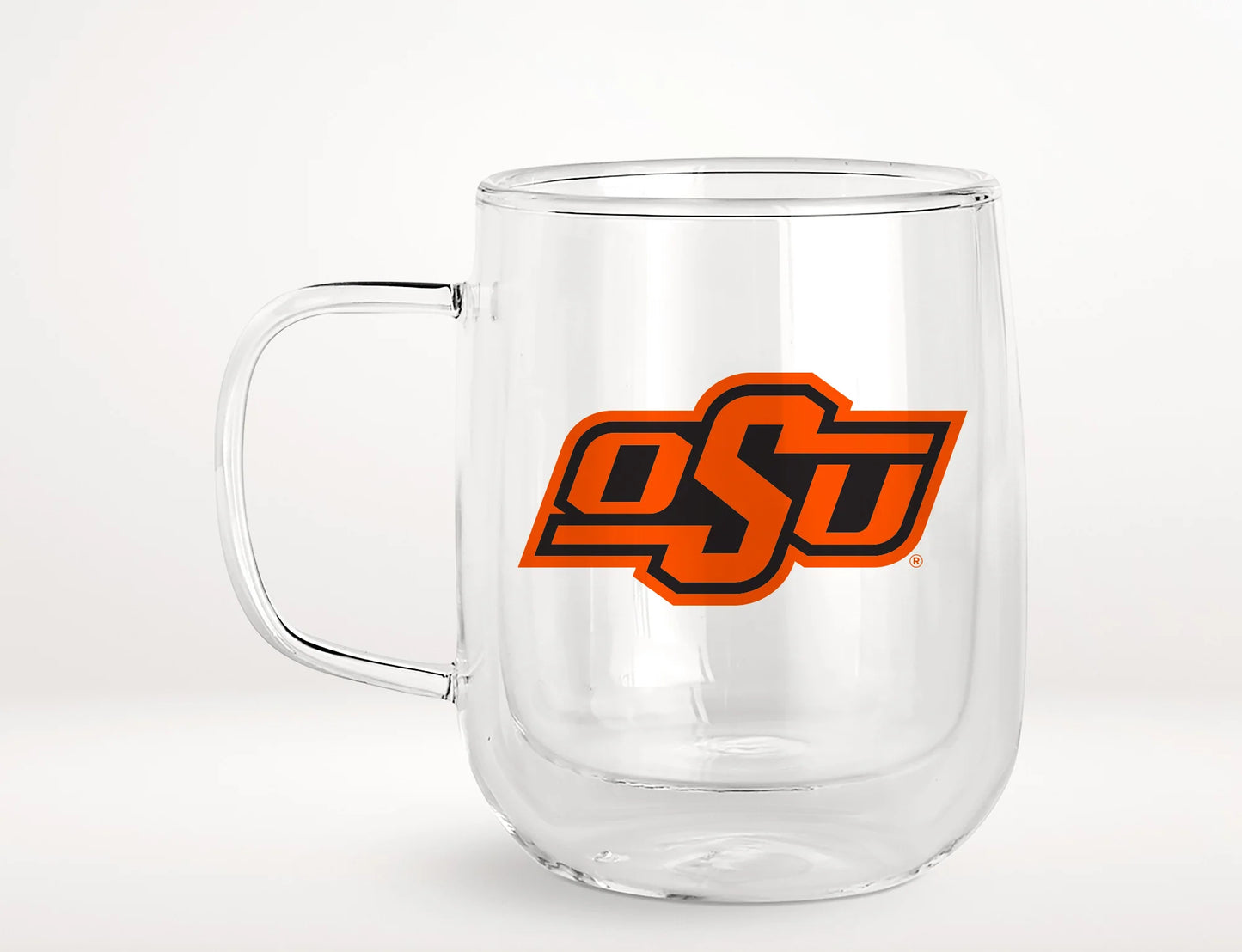 OSU Landmark Double Glass Mug
