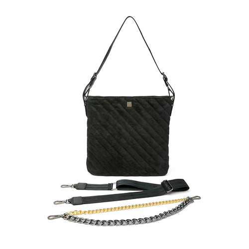Black Suede Purse