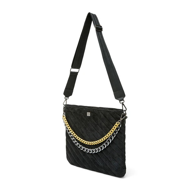 Black Suede Purse