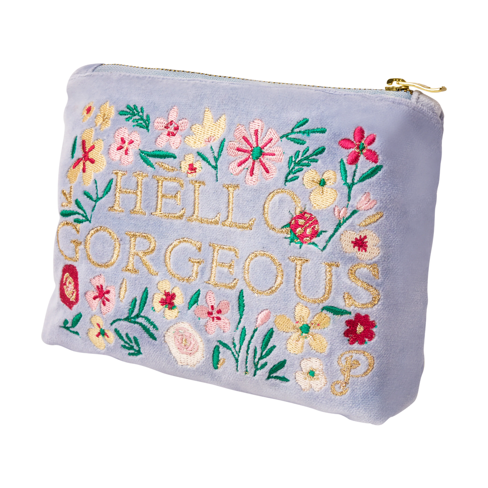 Hello Gorgeous Velvet Bags