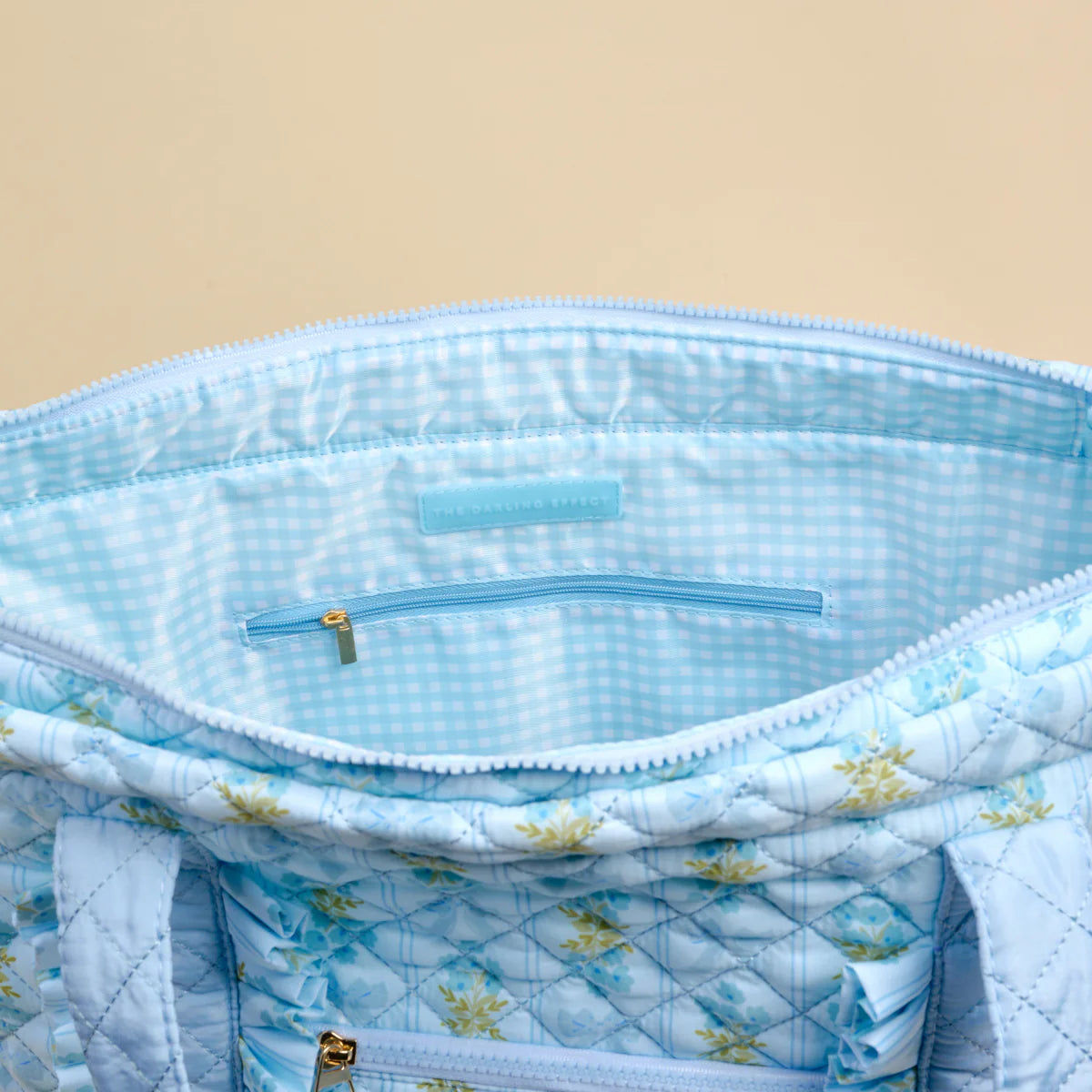 Oh So Fancy Blue Everyday Quilted Tote Bag