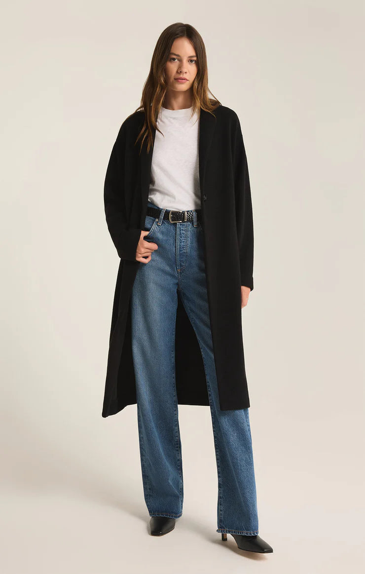 Z Supply Mason Coat-Black