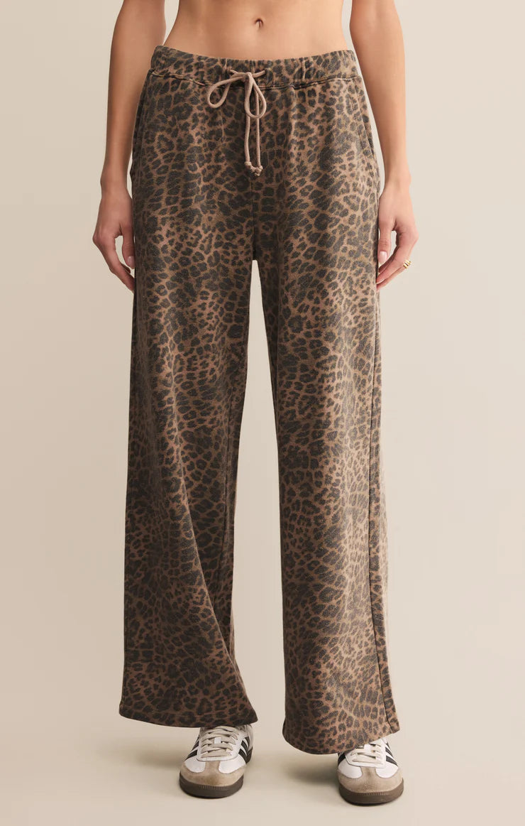 Z Supply Hunter Leopard Knit Pant