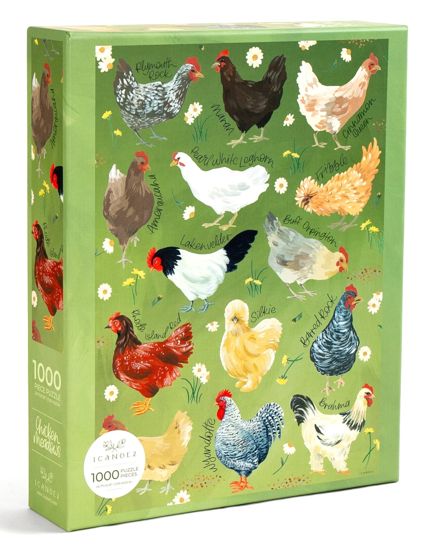 Chicken Meadows- 1000 Piece Jigsaw Puzzle