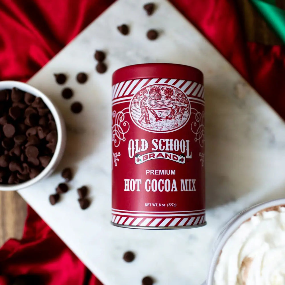 Old School Hot Cocoa-Red Tin
