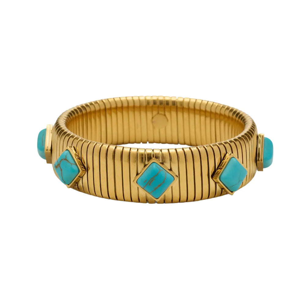 Turquoise Tube Bracelet