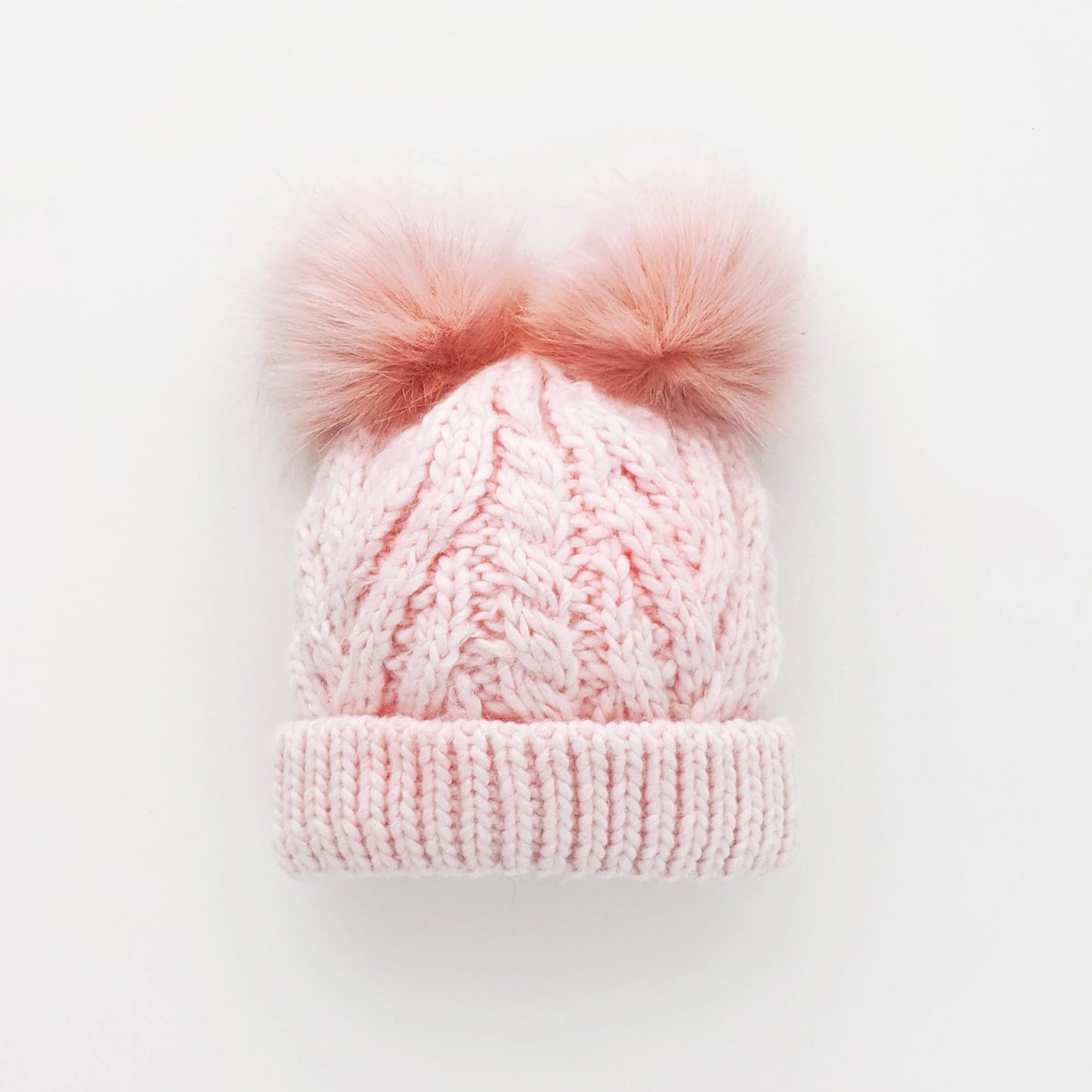 Kid's Blush Fluffer Beanie Hat