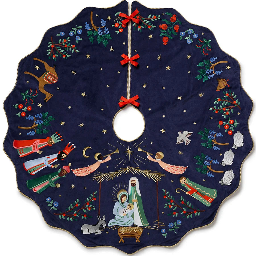 Rifle Paper Co. Nativity Tree Skirt