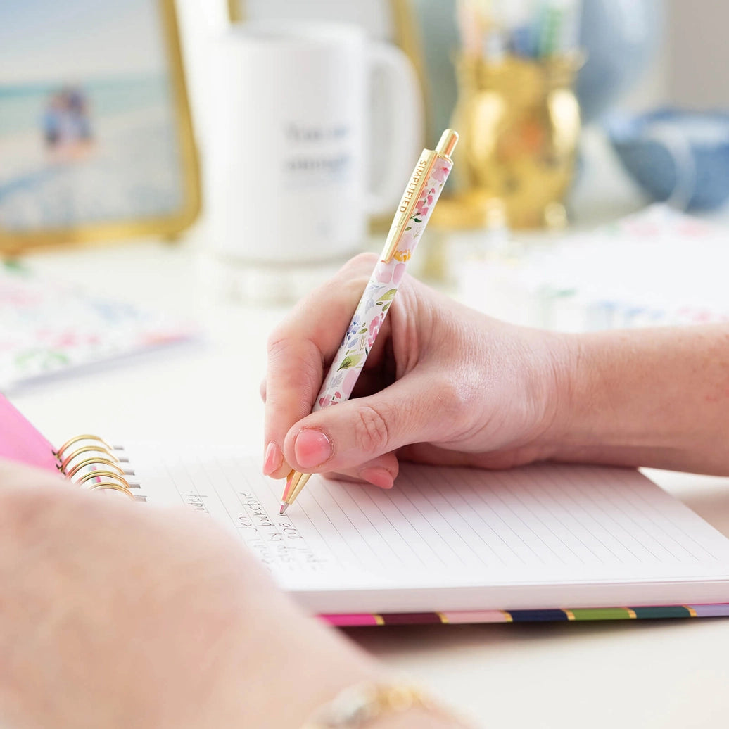 Cottage Floral Click Pen