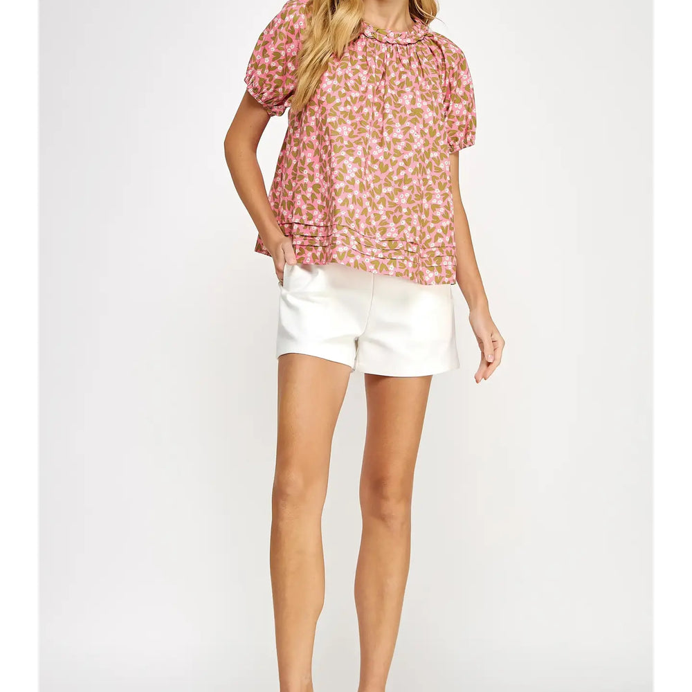 
                      
                        Bridget Braided Trim Top
                      
                    