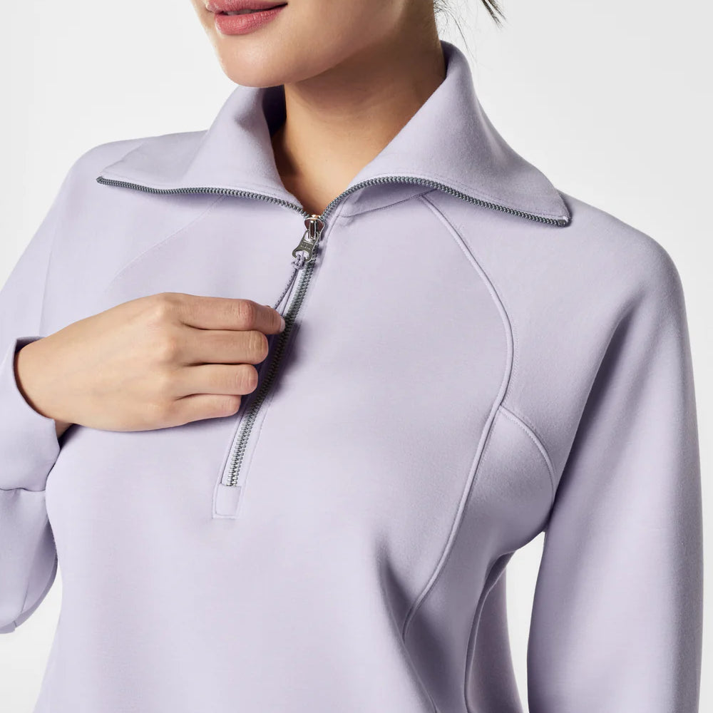 
                      
                        Spanx Air Essentials Violet Half Zip Top
                      
                    