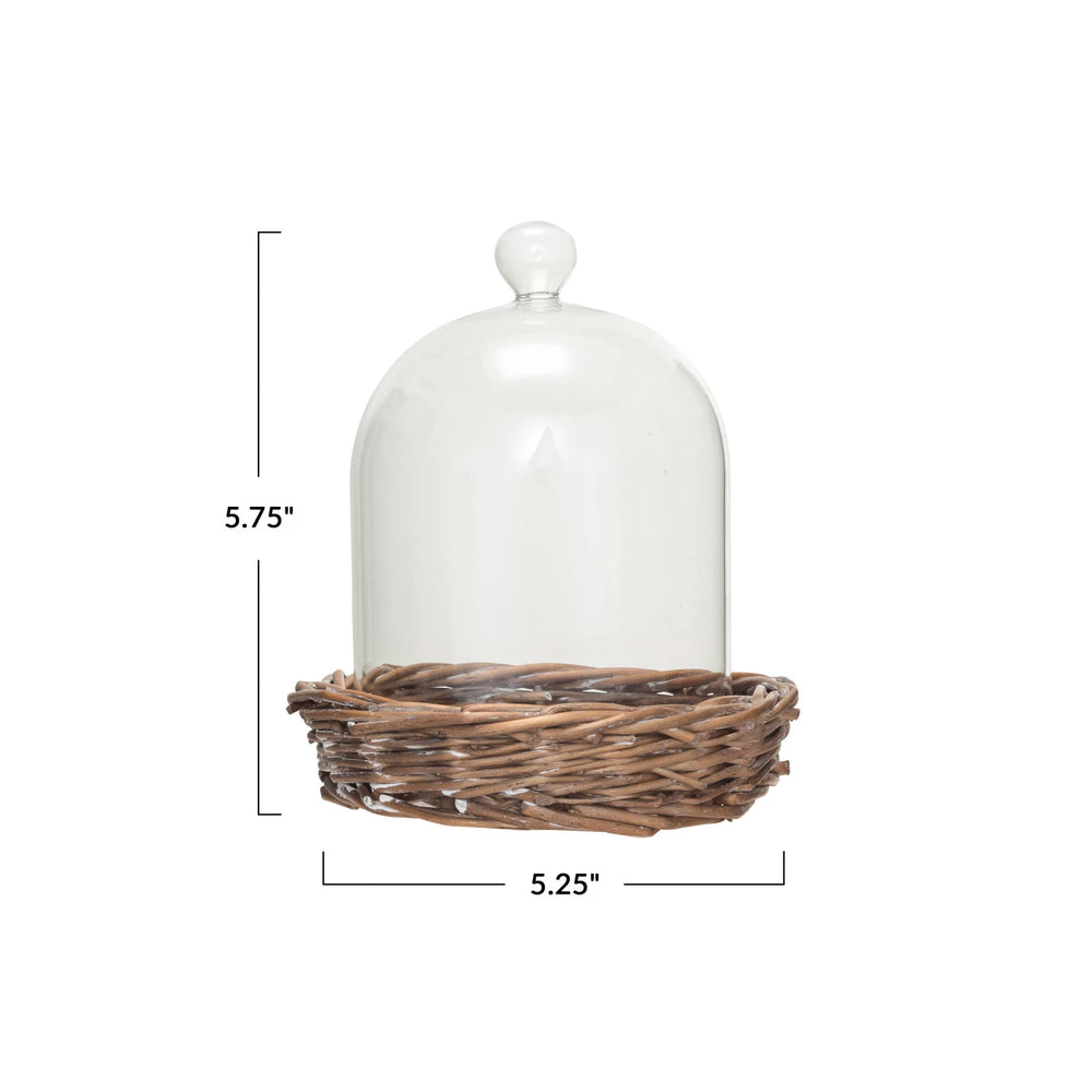 
                      
                        Woven Base with Cloche
                      
                    