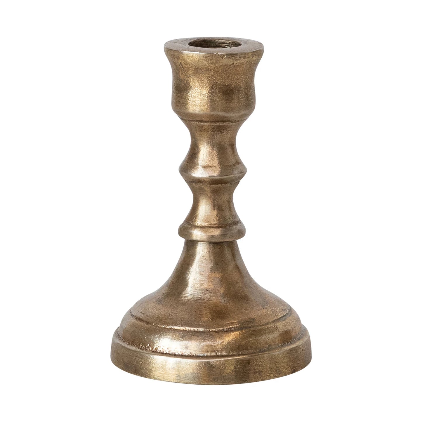 Antique Brass Taper Candle Holder