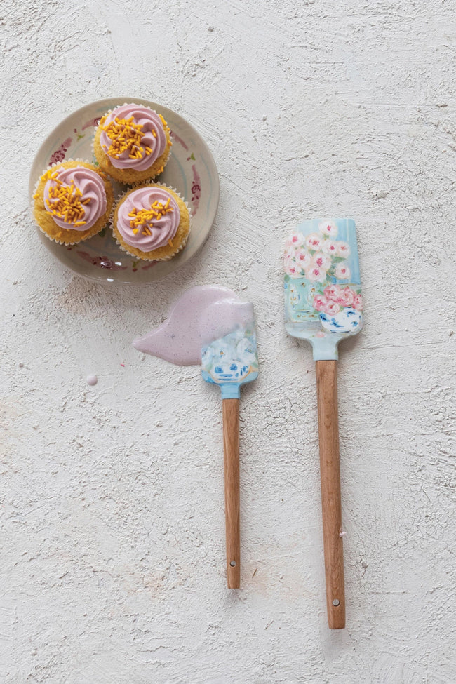 Floral Spatulas Set