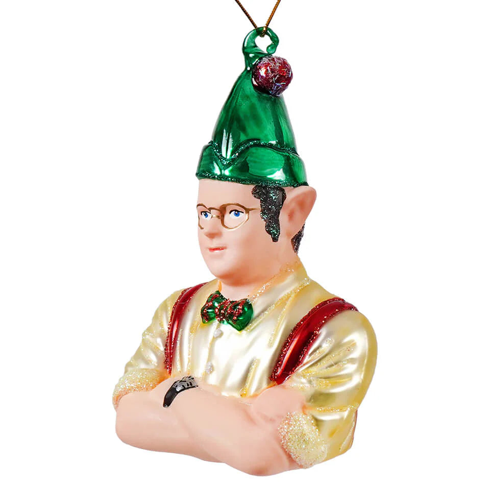 Cody Foster Dwight the Christmas Elf Ornament