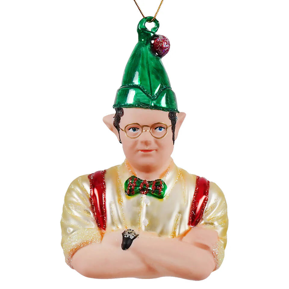 Cody Foster Dwight the Christmas Elf Ornament