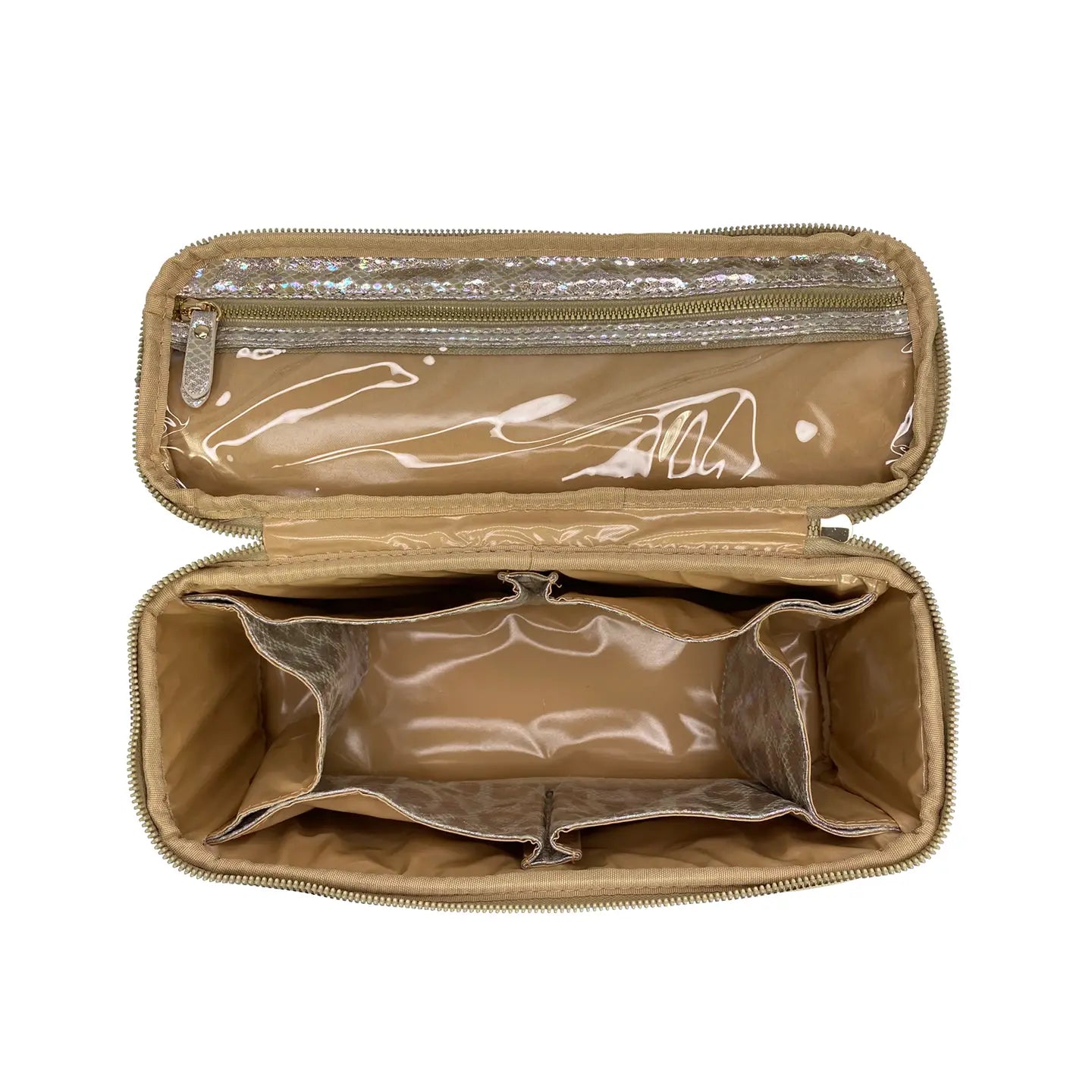 Glimmer Leopard Stylist Travel Bag