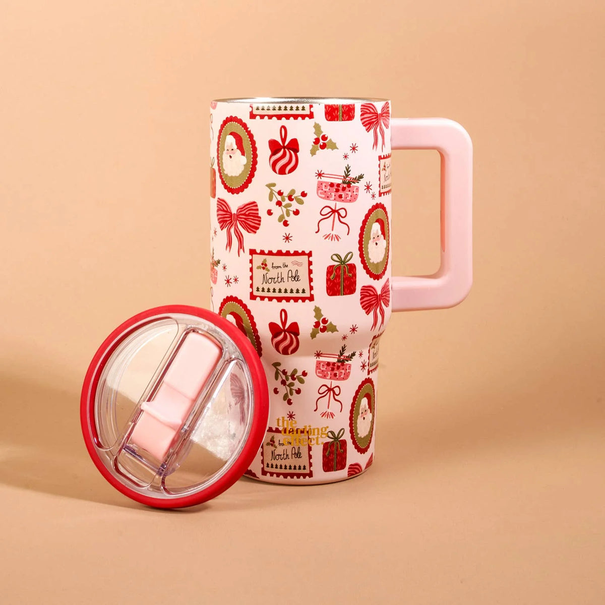 Mistletoe Magic Flip Straw Tumbler