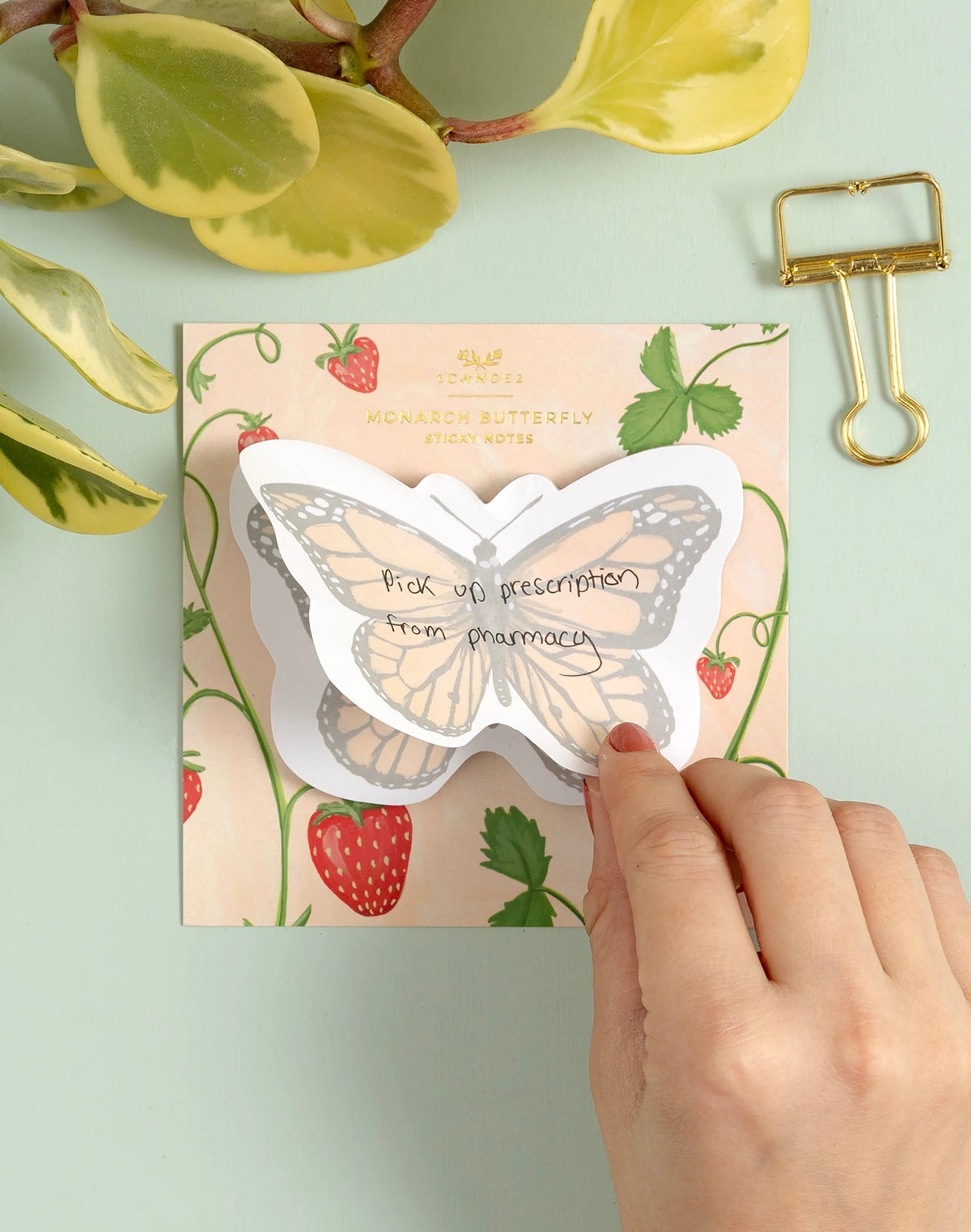 Monarch Butterfly Sticky Notes