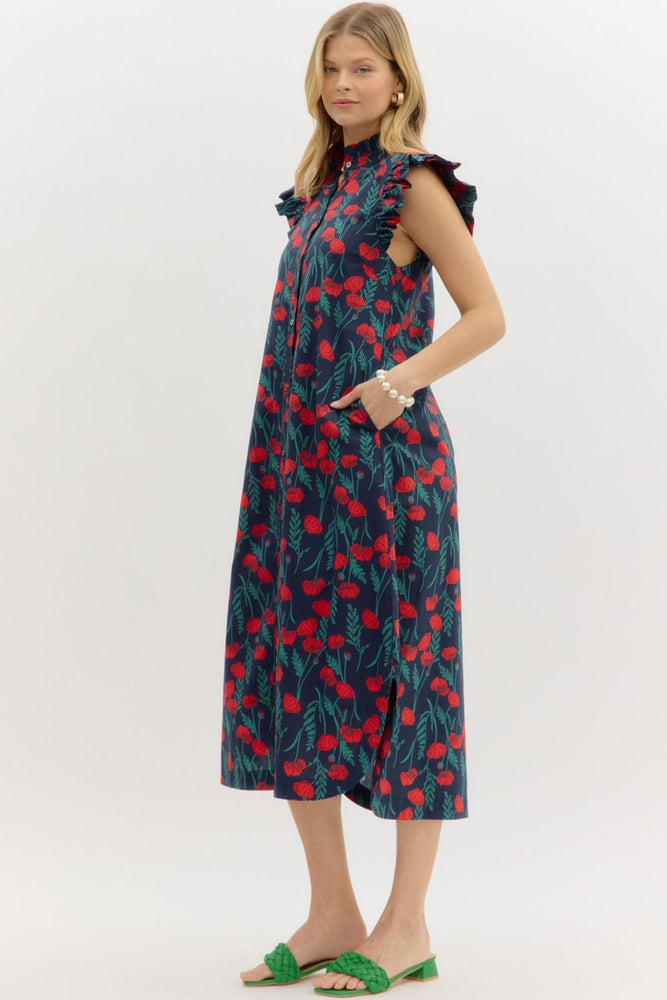 
                      
                        Annie Amaryllis Print Dress
                      
                    
