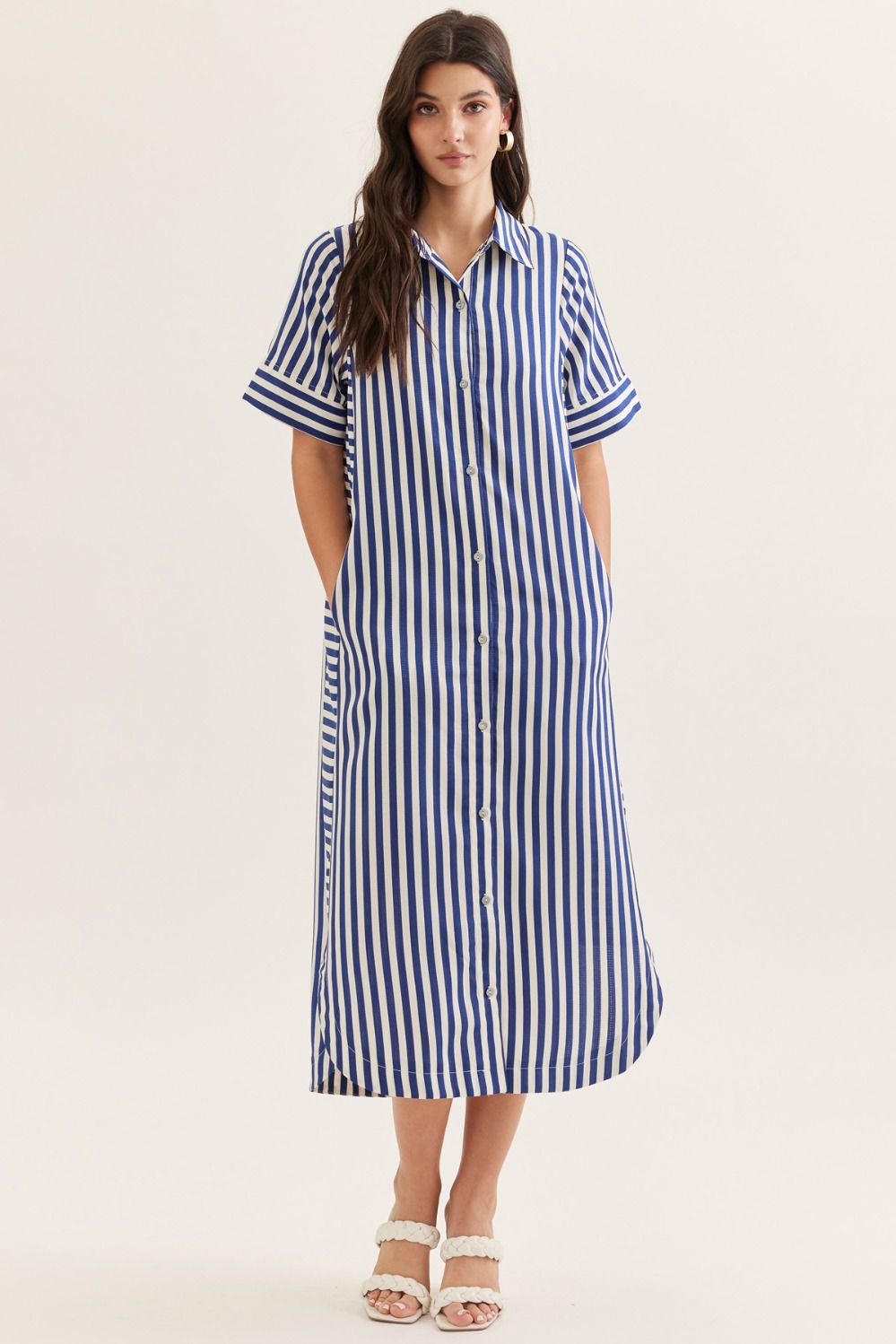 Harbor Navy Stripe Dress – Perrefitte