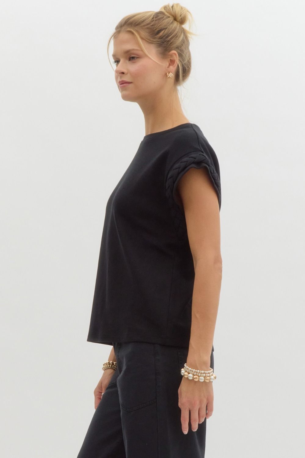 Beatrice Braid Black Top