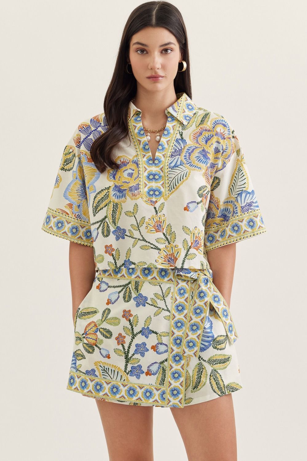 Summer Breeze Collar Top