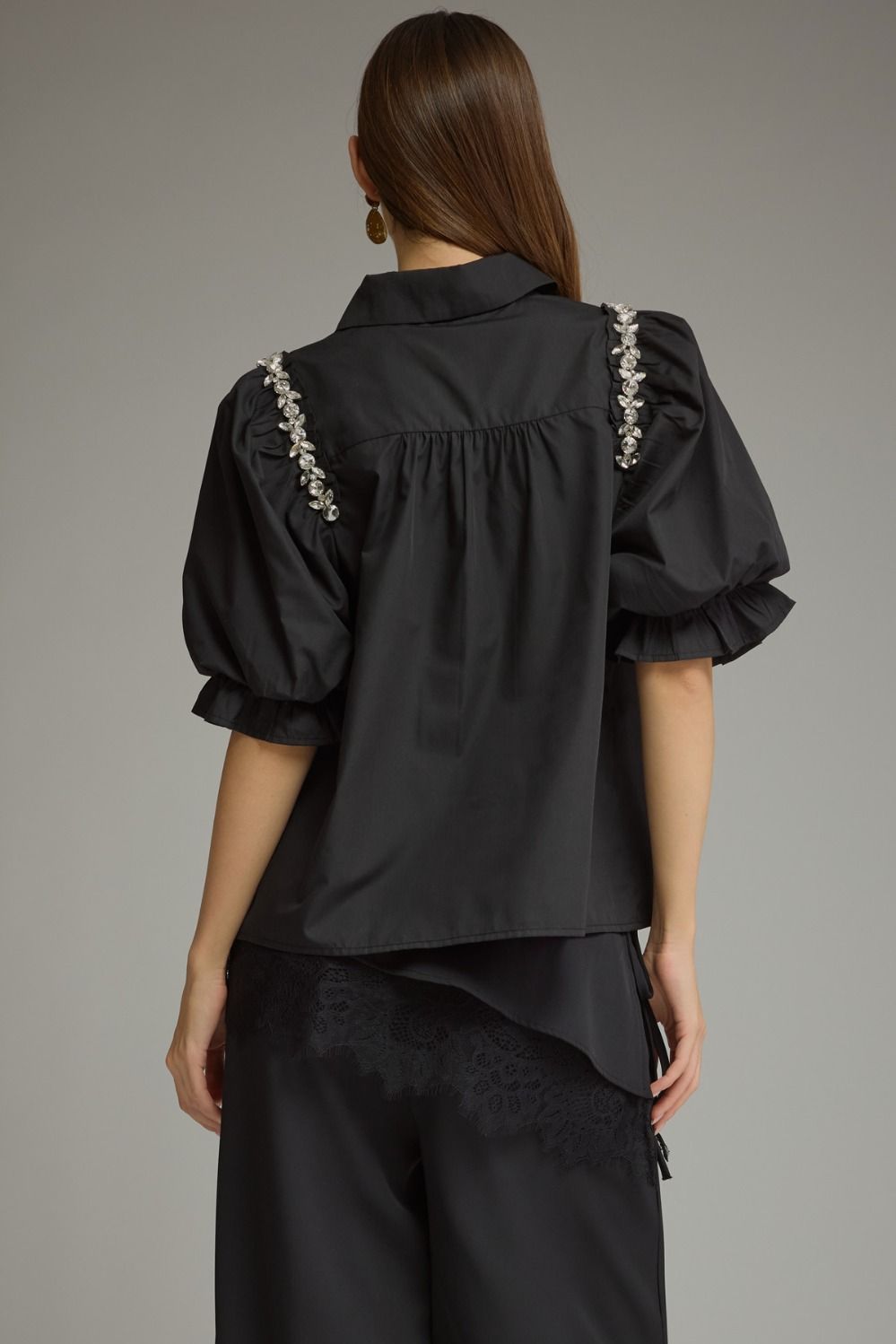The Rhinestone Glam Shirt