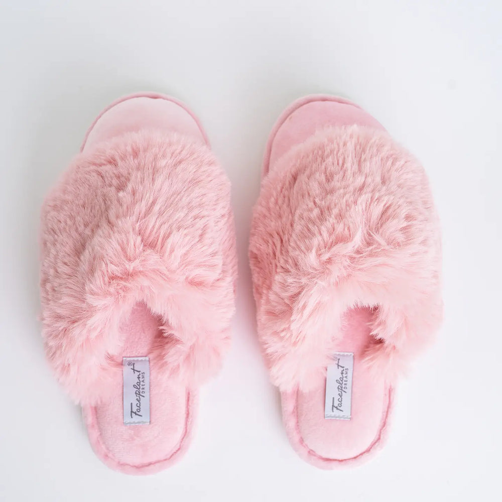 Faceplant Pink Slippers