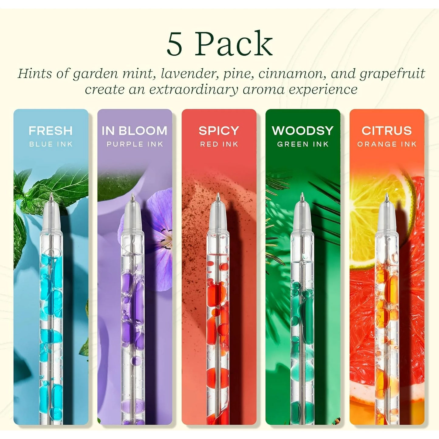 Scented Lava Pen Set of 5