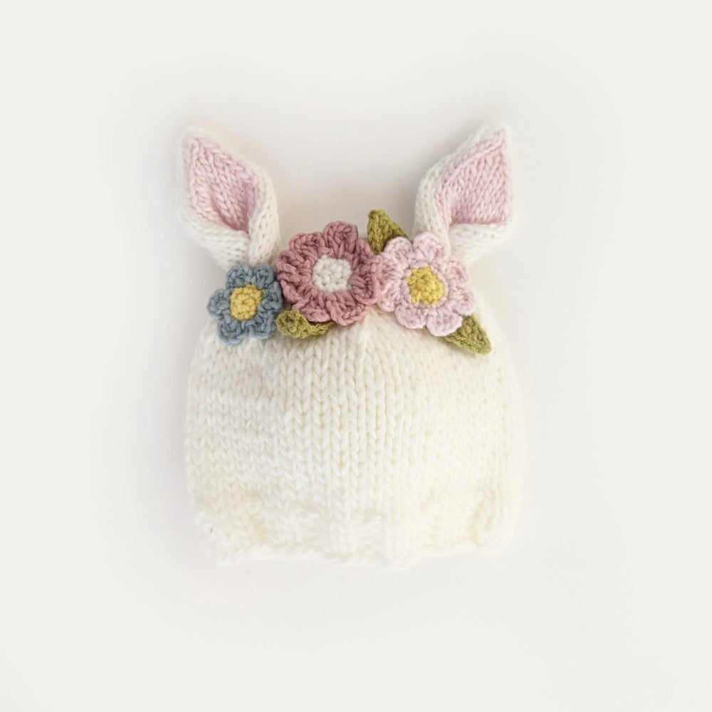 Flower Bunny Beanie