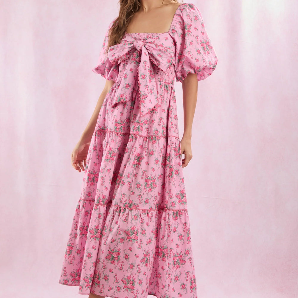 Perfectly Pink Floral Dress